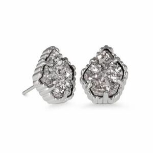 Kendra Scott Tessa Earrings in Rhodium Drusy
